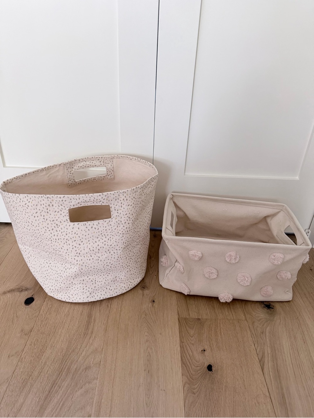Pehr Canvas Storage Set –  Pom Pom Hideaway + Bin